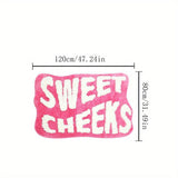 Pink Non-Slip Bath Mat Rug
