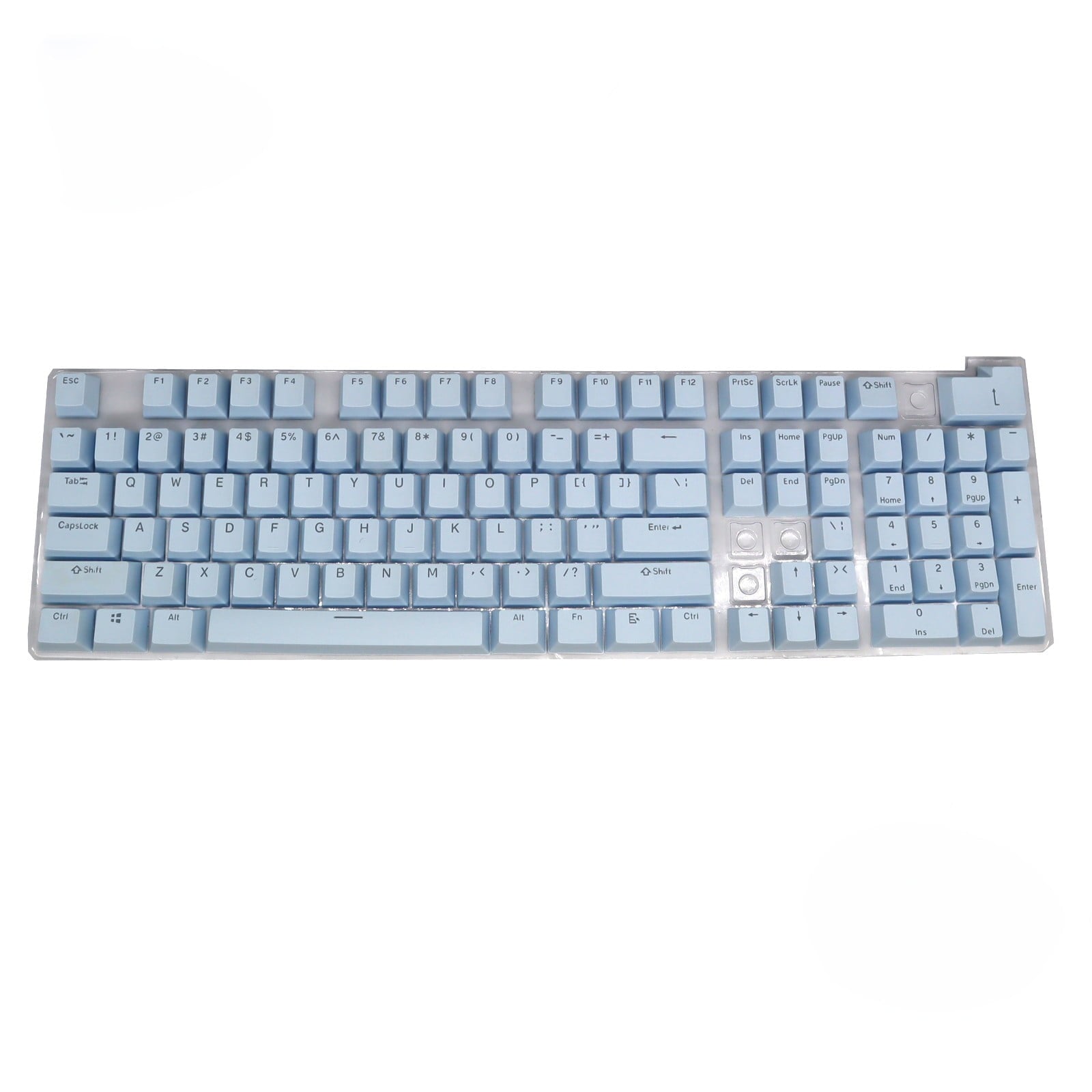 Light Blue PBT Keycaps 104 Keys