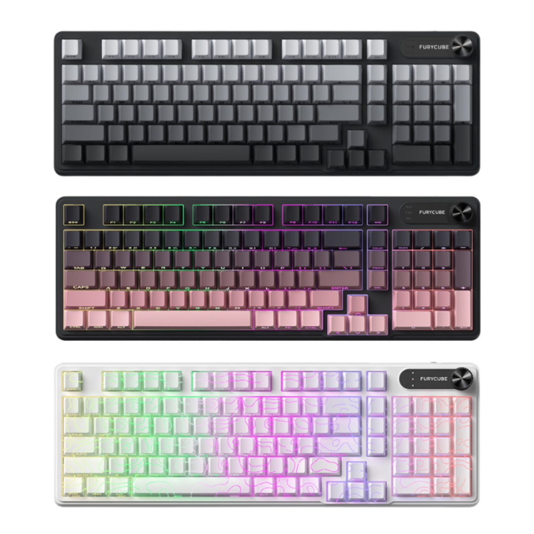 FURYCUBE IP98 Wireless Mechanical Waterproof Gaming Keyboard