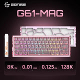 GANSS G61-MAG HE all aluminum Magnetic esports 8K wired Gaming Keyboard gaming