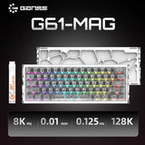 GANSS G61-MAG HE all aluminum Magnetic esports 8K wired Gaming Keyboard gaming