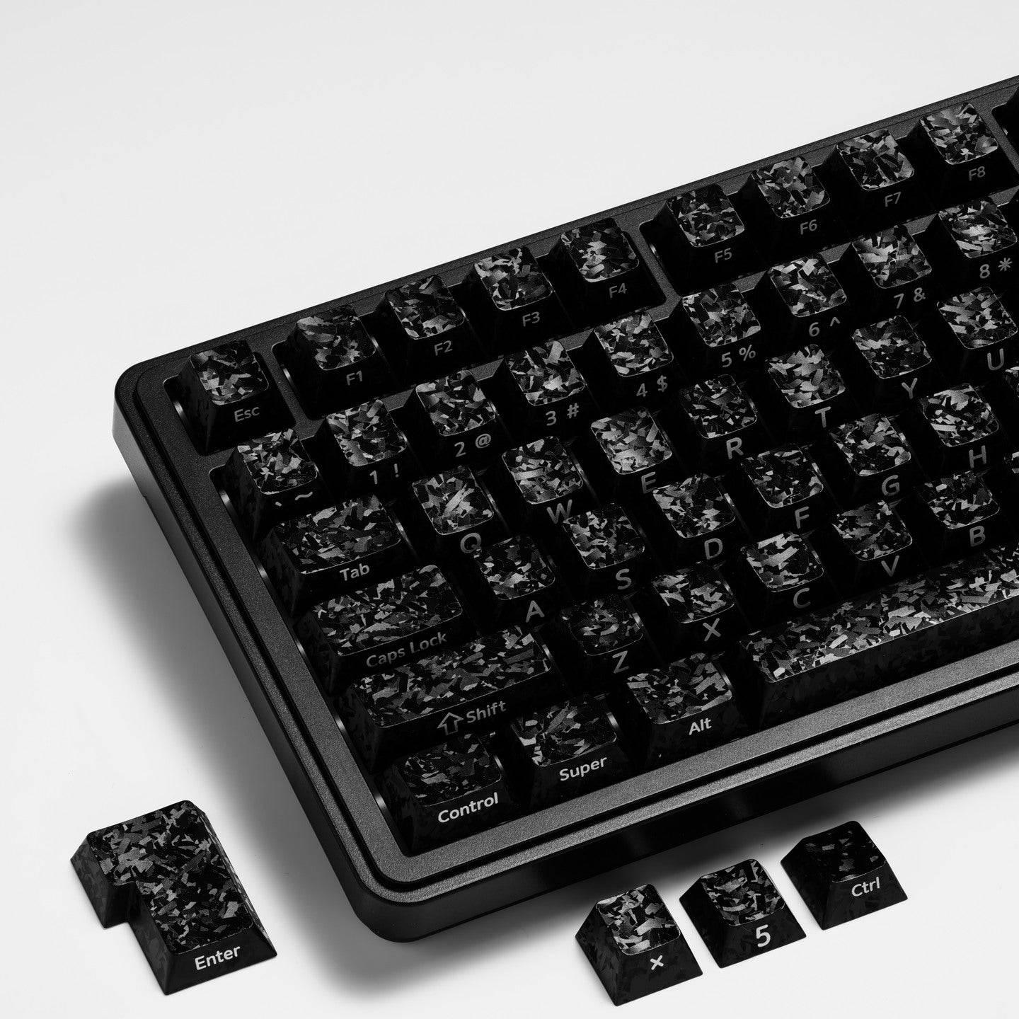 XVX Carbon Fiber Pattern Keycaps 119 Keys