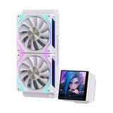 LOVINGCOOL 240mm ARGB Liquid CPU Cooler with Display