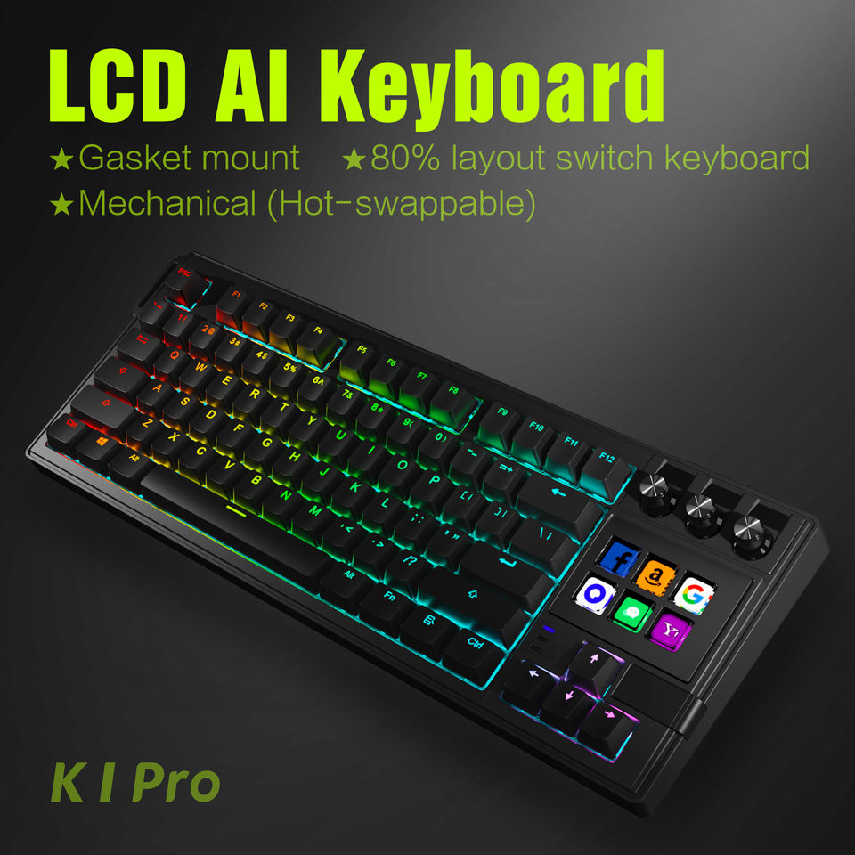 K1 Pro Stream Deck RGB Wired Mechanical Keyboard