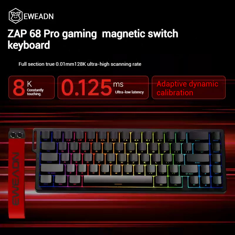 EWEADN ZAP68 HE Magnetic Wired Gaming Keyboard
