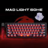 Mad Light 60 HE hollow Magnetic Aluminum Wired Gaming Keyboard