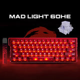 Mad Light 60 HE hollow Magnetic Aluminum Wired Gaming Keyboard