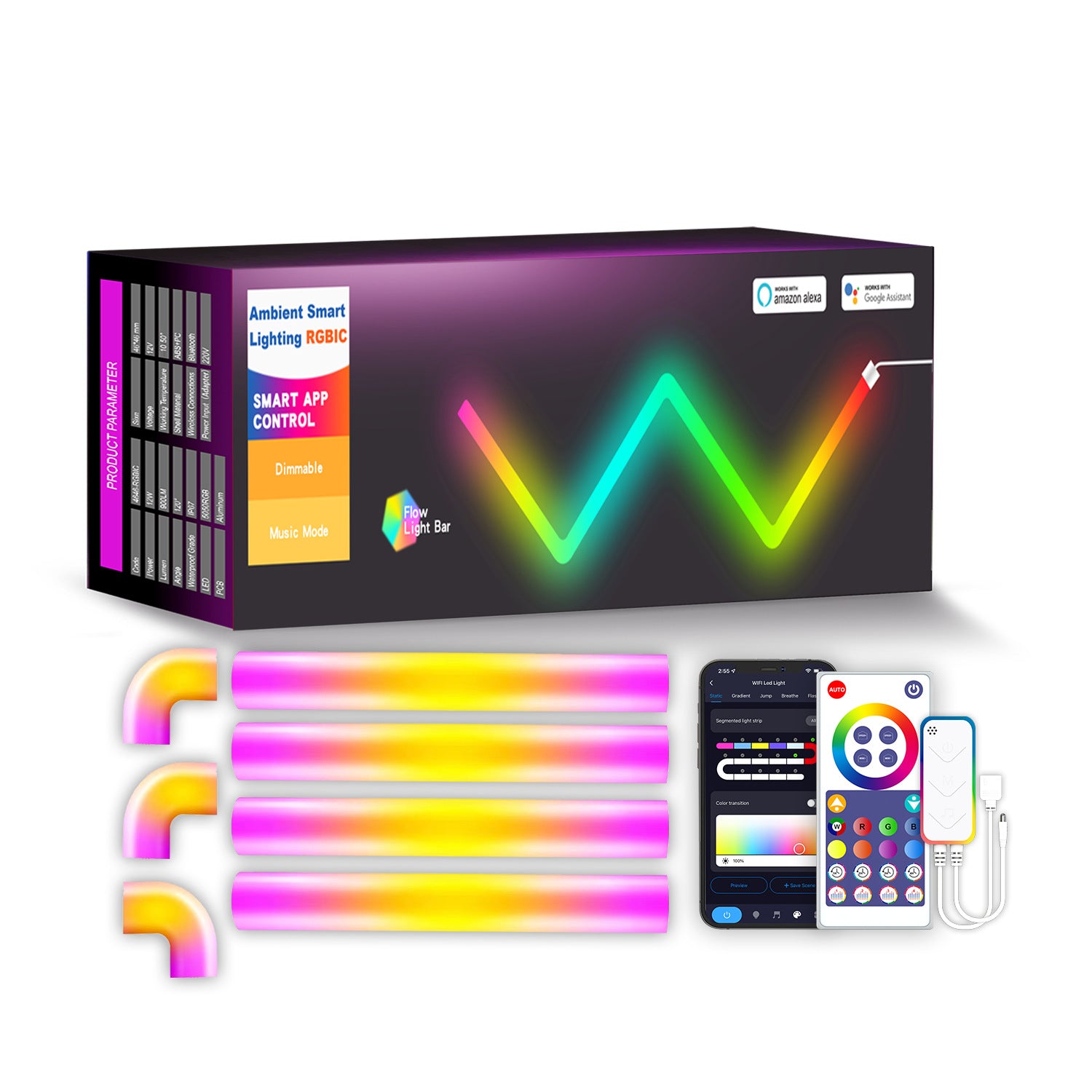 RGBIC WiFi Smart Wall Lamp