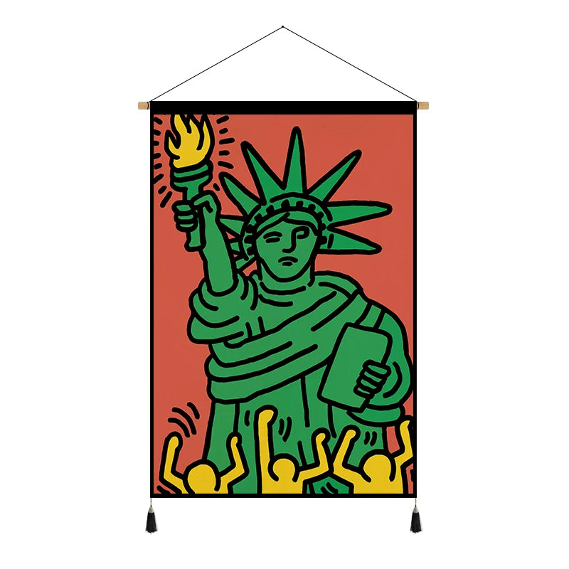 Graffiti Fabric Wall Tapestry