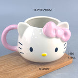 Cute Cat Bow Ceramic Mug