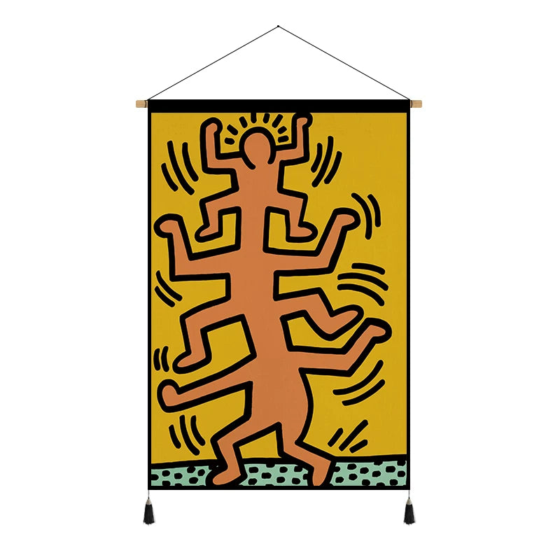 Graffiti Fabric Wall Tapestry