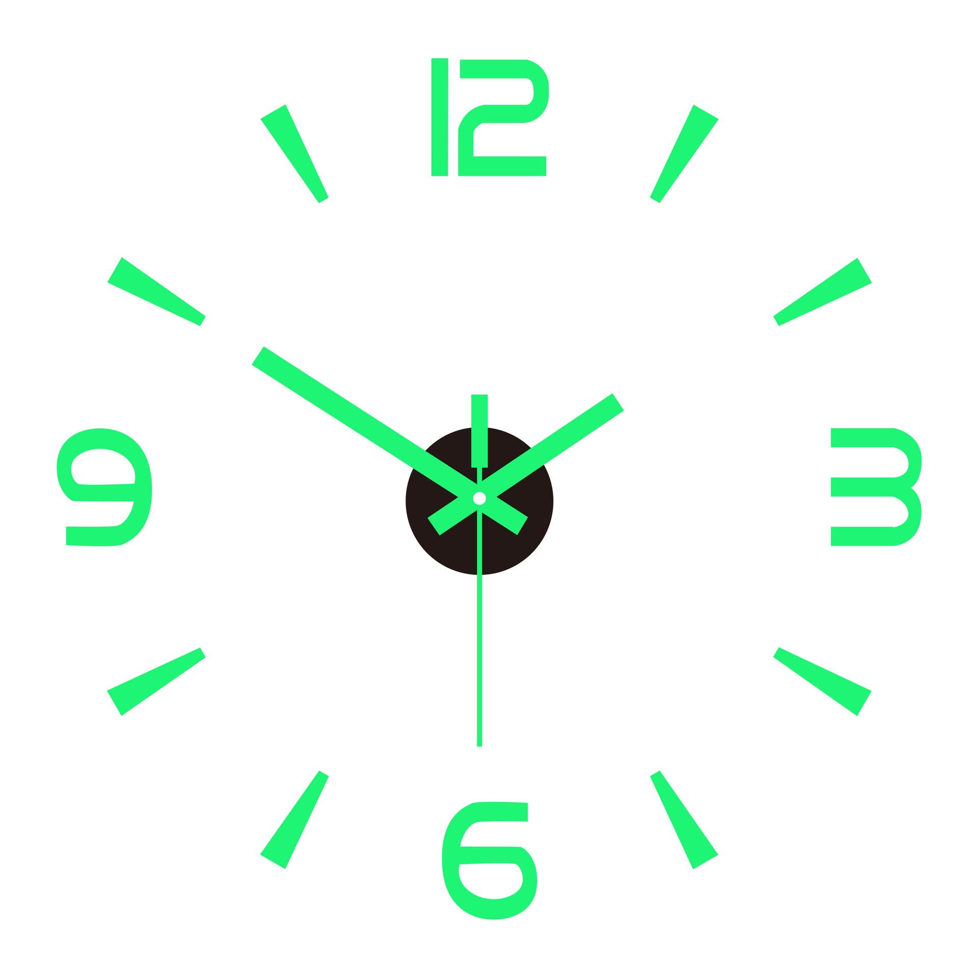 Wall Clock Stickers