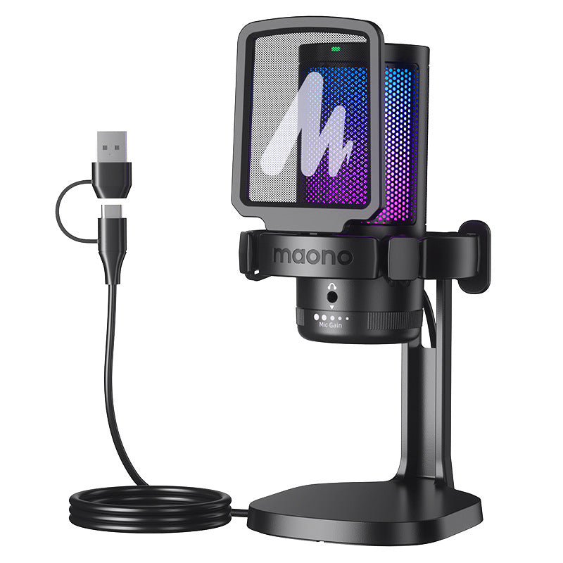 Maono DGM20 RGB USB Gaming Microphone
