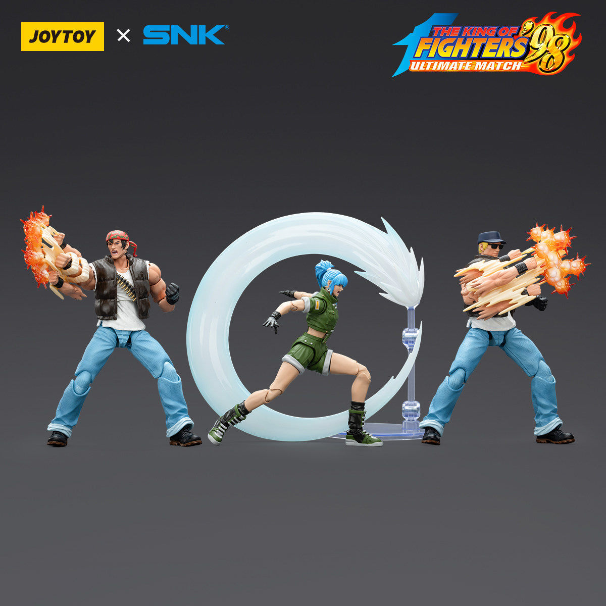 JOYTOY KOF ’98UM Ikari Warriors Angry Trio 3PCS Action Figure