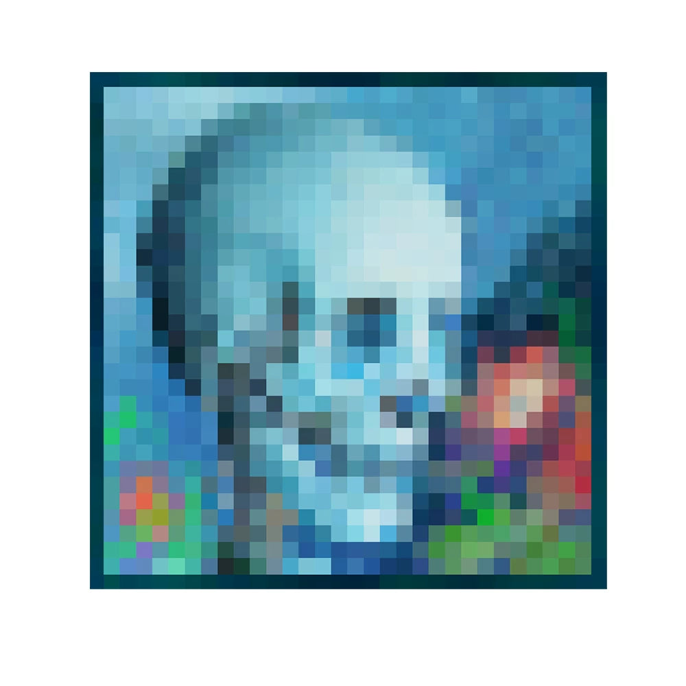 Square Block World Frame