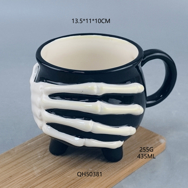 Halloween Finger Ceramic Mug