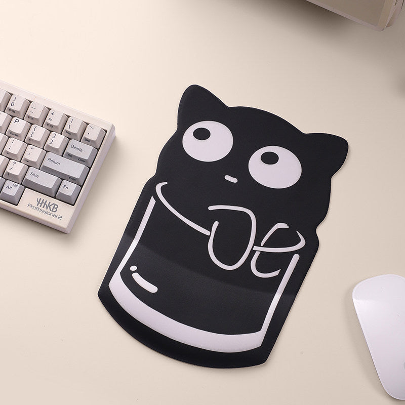 Bear Cartoon Wrist Mouse Pad & Keyboard Rest