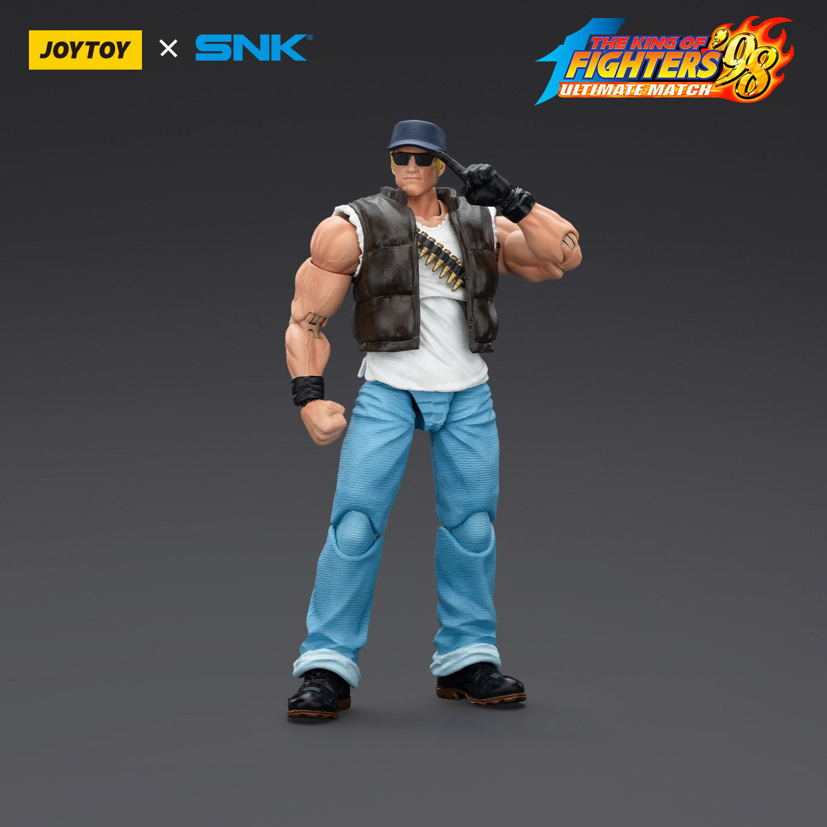 JOYTOY KOF ’98UM Ikari Warriors Clark Steele Action Figure