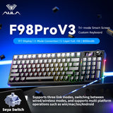 AULA F98PRO Wireless TFT Screen Mechanical Gaming Keyboard