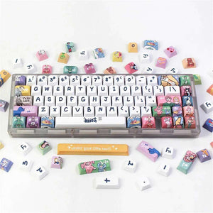 Wave theme XDA keycaps