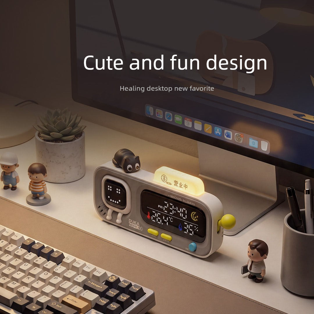 Duke Mood Smart Thermometer Hygrometer Clock