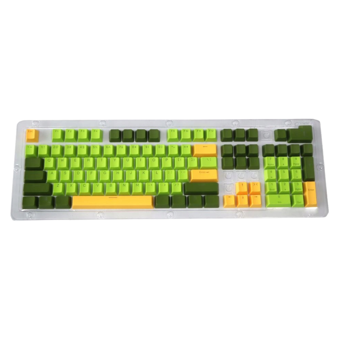 Lime & Dark green PBT Keycaps 104 Keys
