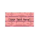 Custom writing sign for rooms