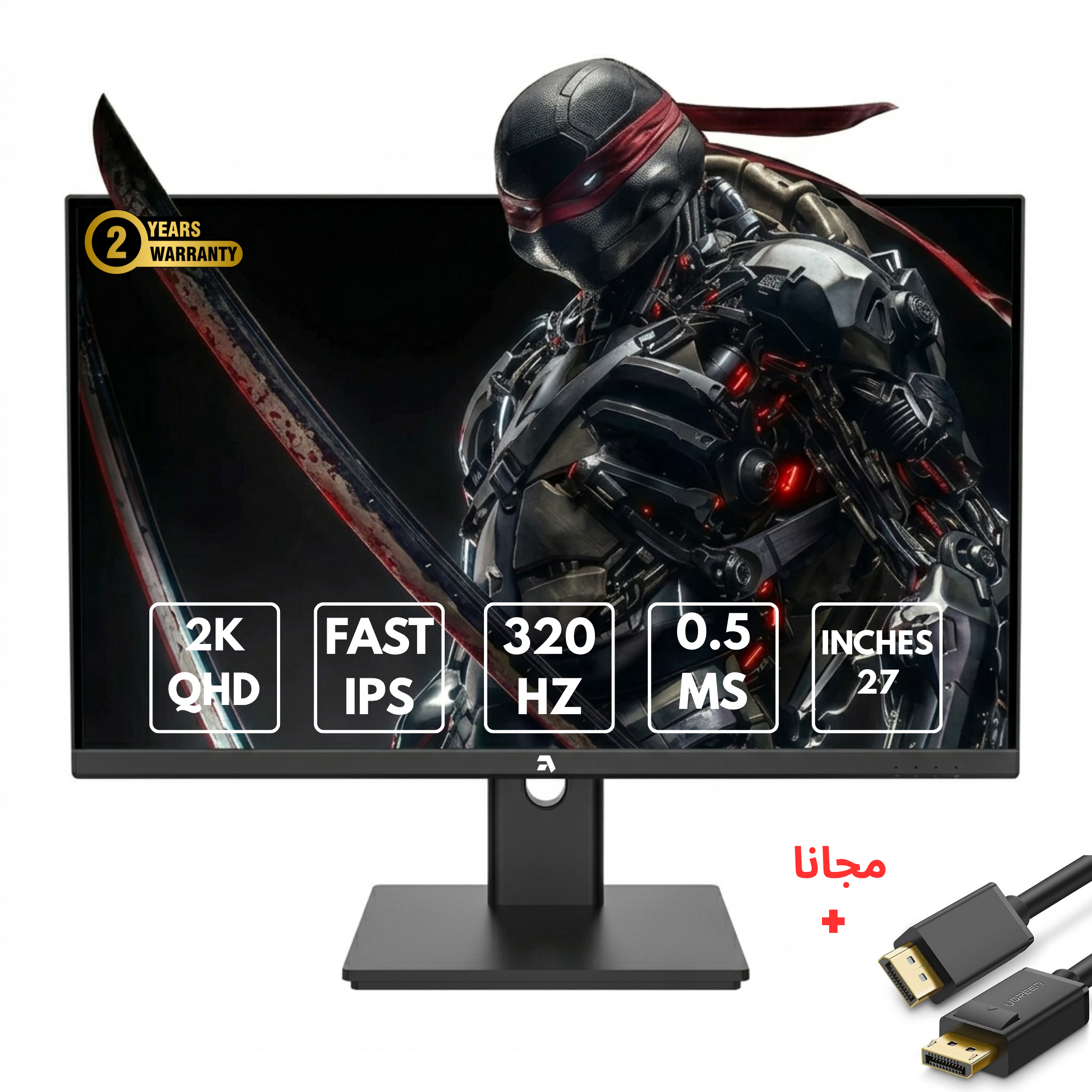 Araboot 27" 2K 320Hz 0.5ms Fast IPS Gaming Monitor