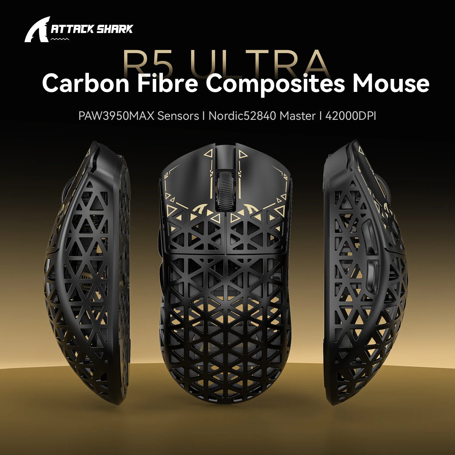 Attack Shark R5 Ultra Wireless Gaming Mouse 42K DPI 8000Hz
